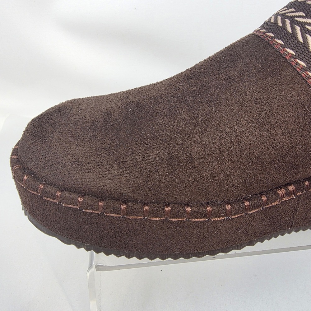 Skechers BOBS Keep It Cozy Women 9.5 114560 Chocolate Brown Slipper Clog Exc - Picture 10 of 16